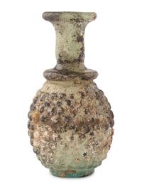 A Roman Glass Grape Flask