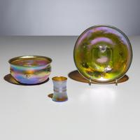 Tiffany Studios New York (American, 1892–1930) — Collection of Glass Table Articles, c. 1910