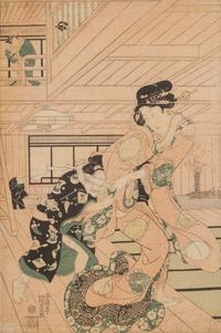 Eight Japanese Woodblock Prints
