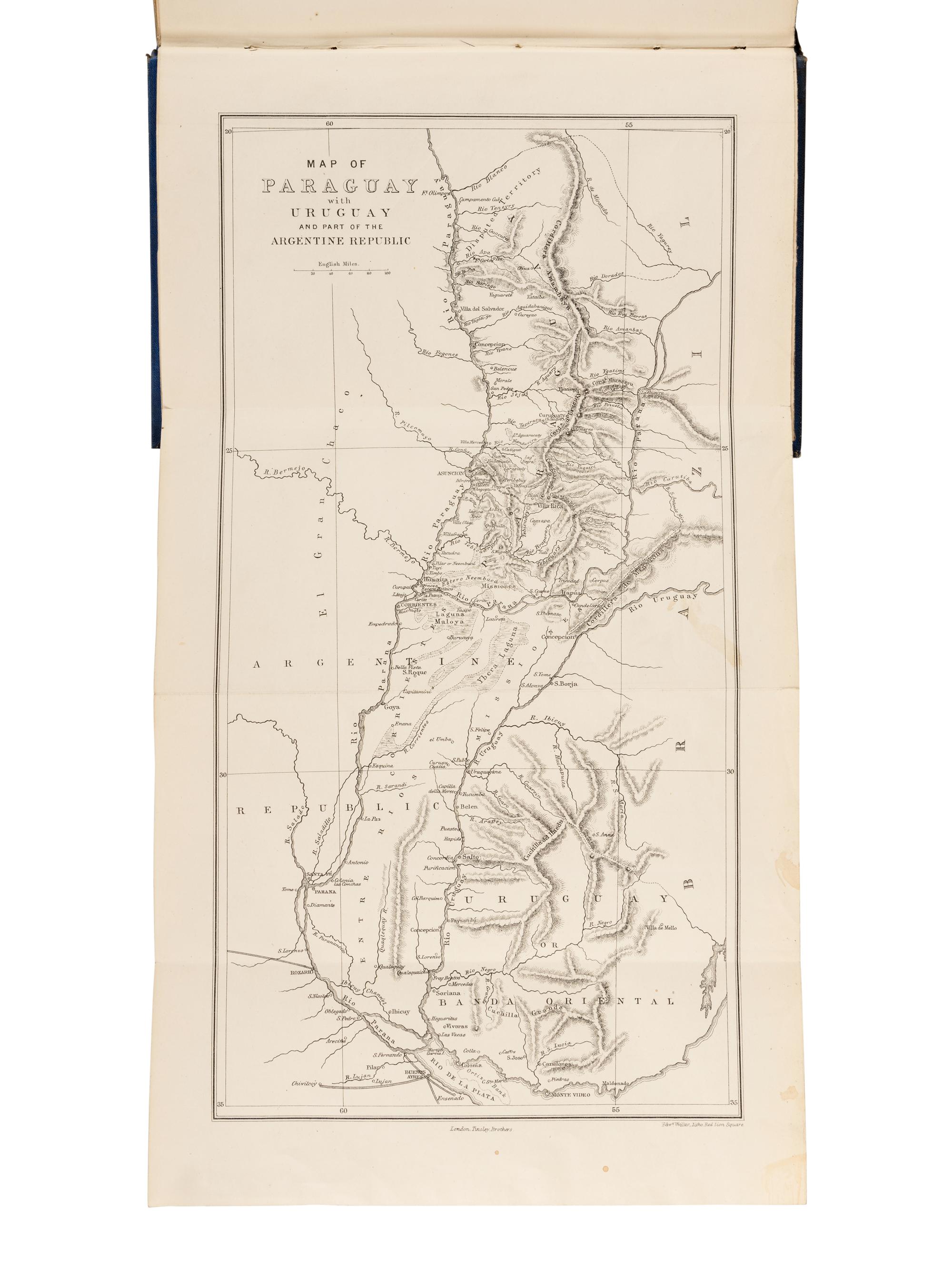 BURTON, Richard Francis, Sir (1821-1890). Explorations of the Highlands of the Brazil; With a Full Account of the Gold and Diamond Mines . Also, Canoeing Down 1500 Miles of the Great River Sao Francisco, from Sabara to the Sea . London: Tinsley Brothers, 1869.