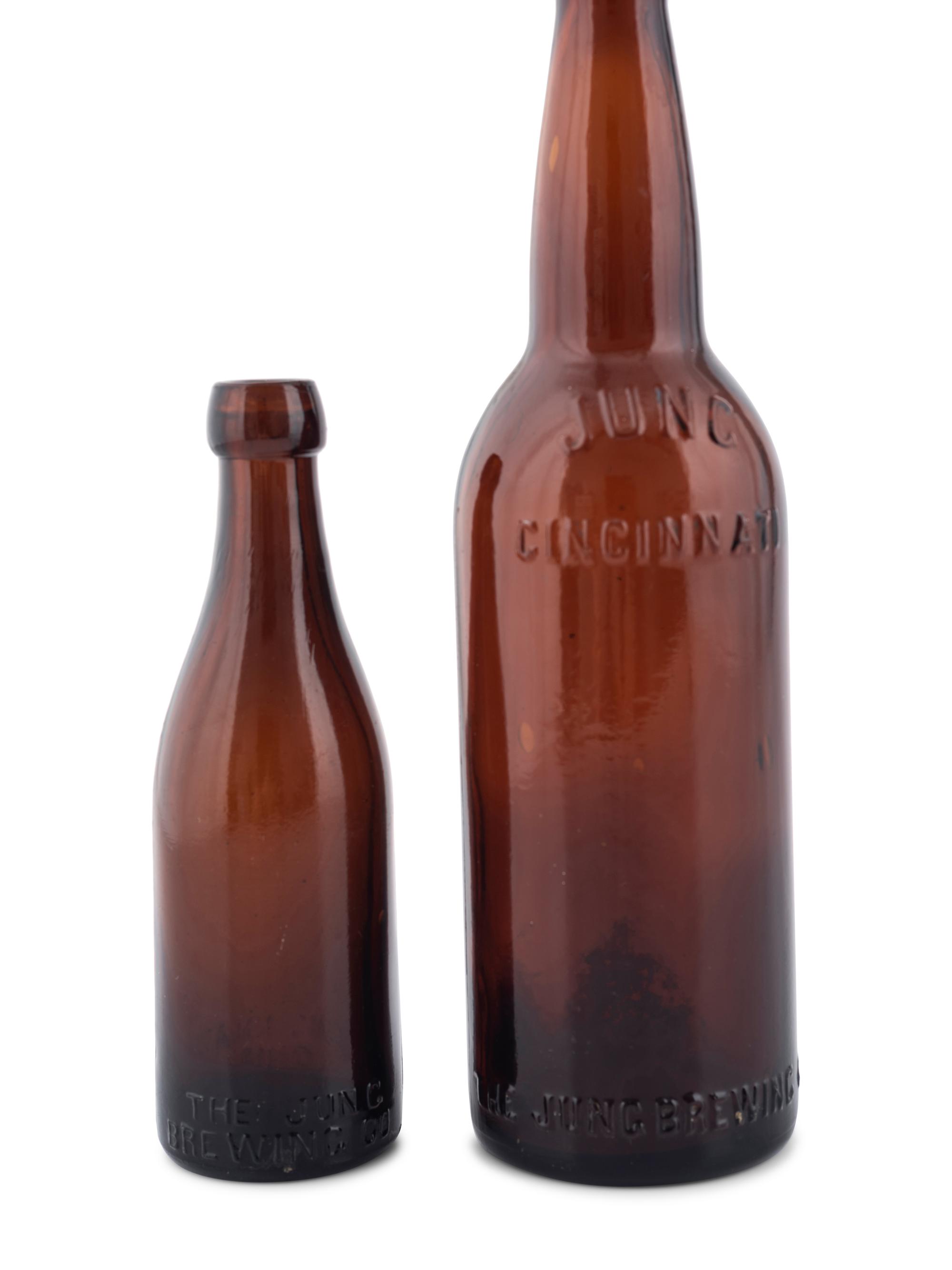 Fifteen Cincinnati Brewery and Mineral Water Bottles