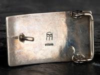 Silver Overlay Cuff Bracelet and Belt Buckle