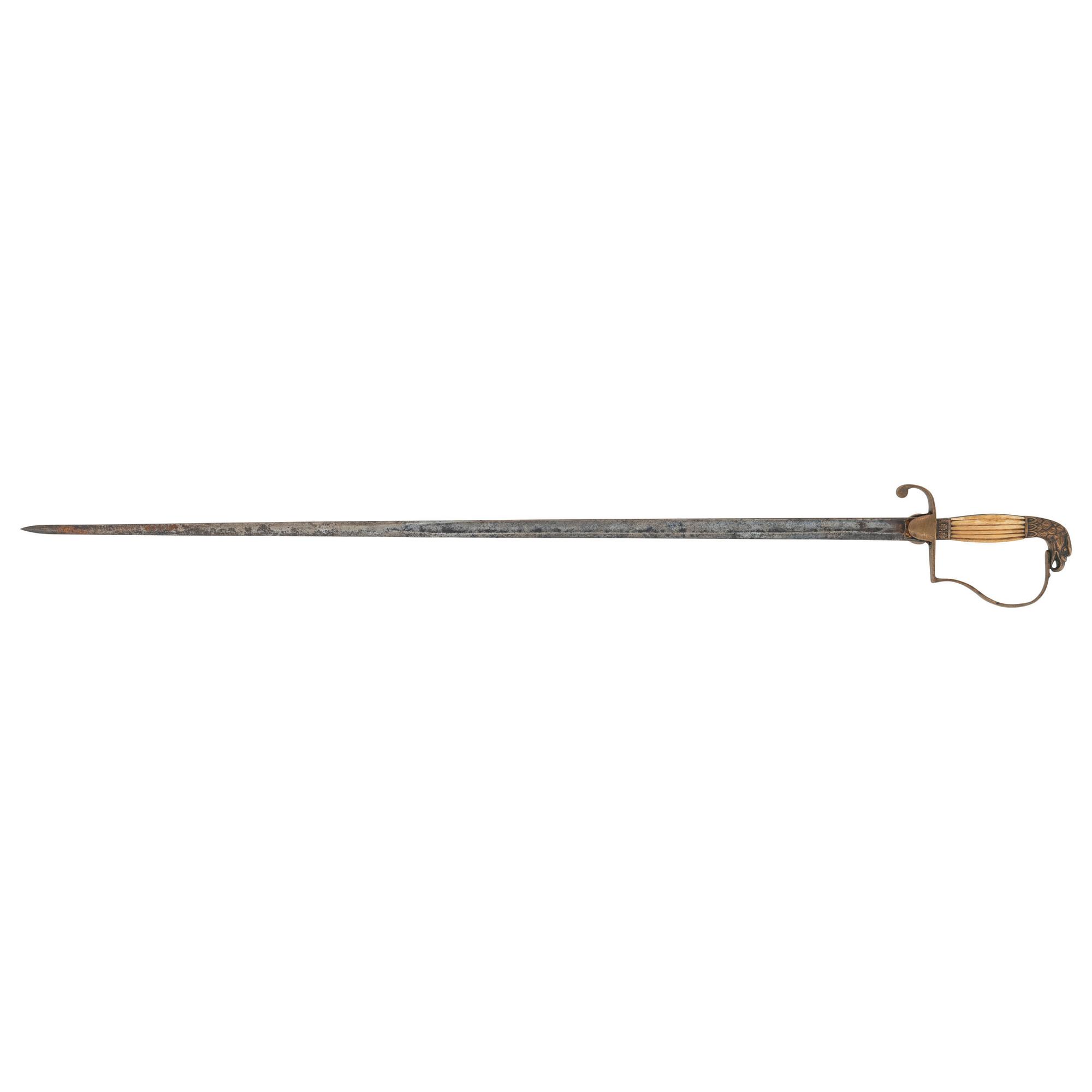 19th Century Eagle Head Militia Sword
