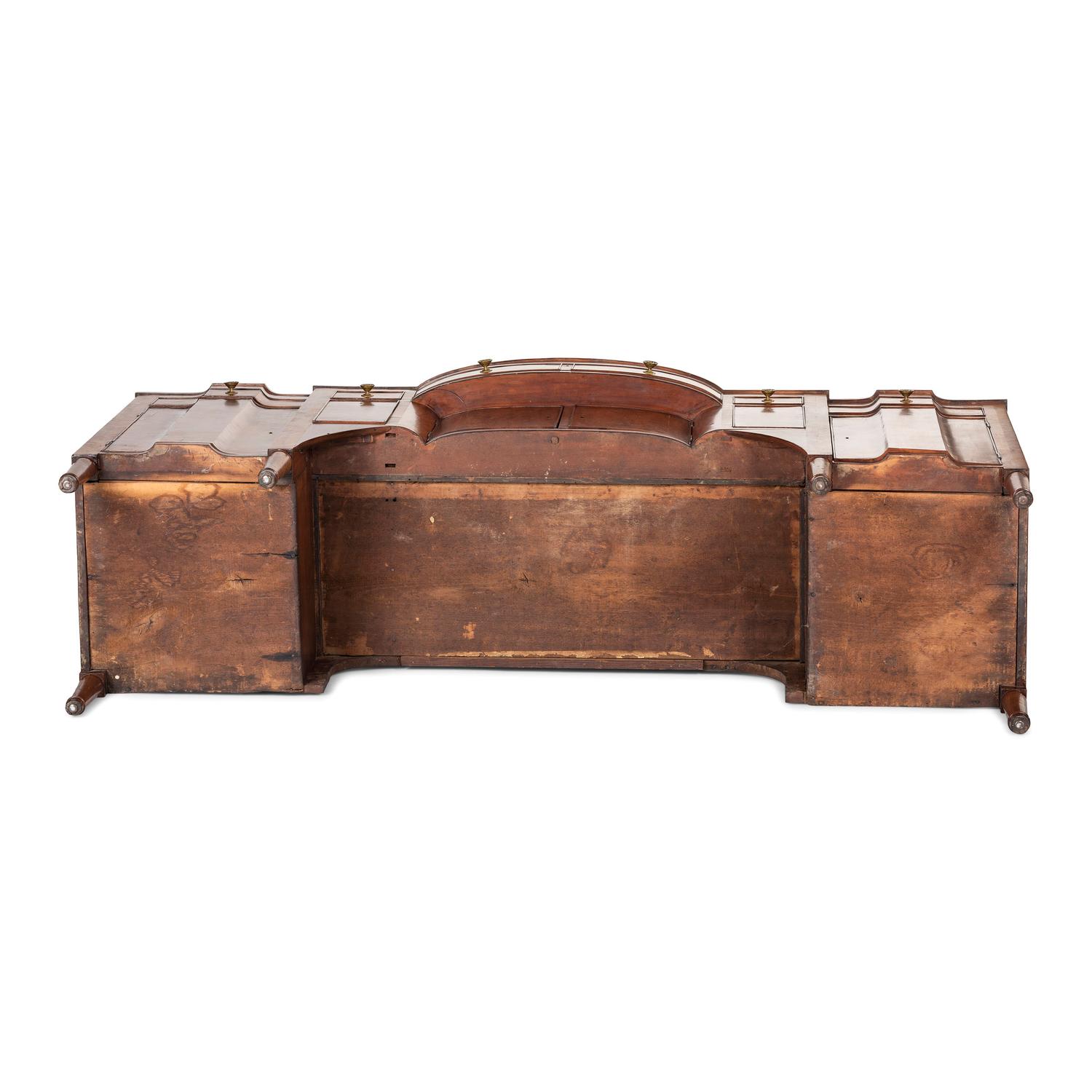 A Classical Highly Figured Cherrywood Scallop-Front Sideboard