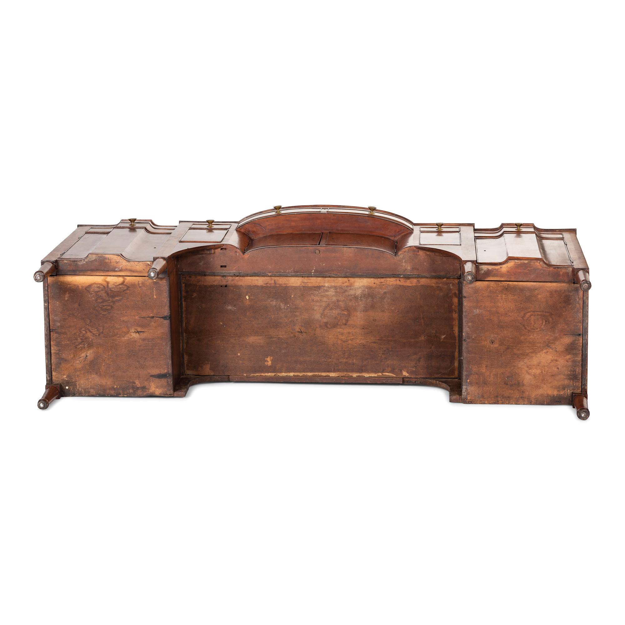 A Classical Highly Figured Cherrywood Scallop-Front Sideboard