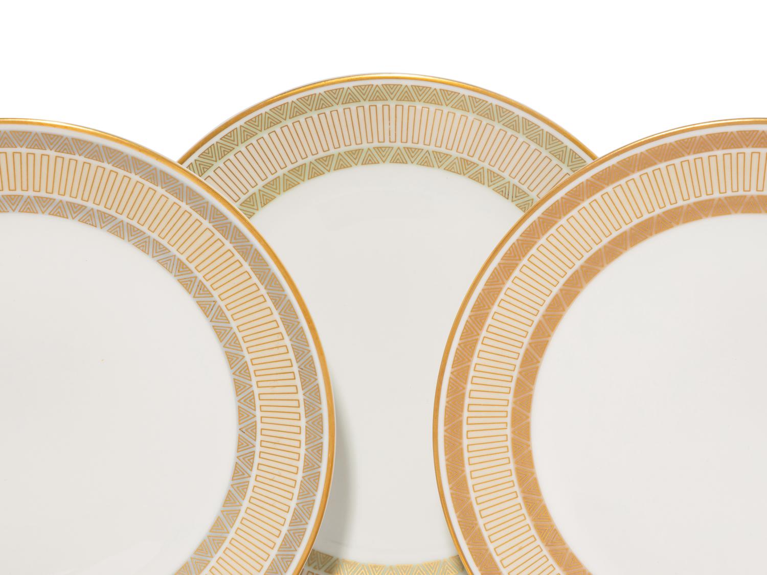 An Assembled Hutschenreuther Porcelain Dessert Service