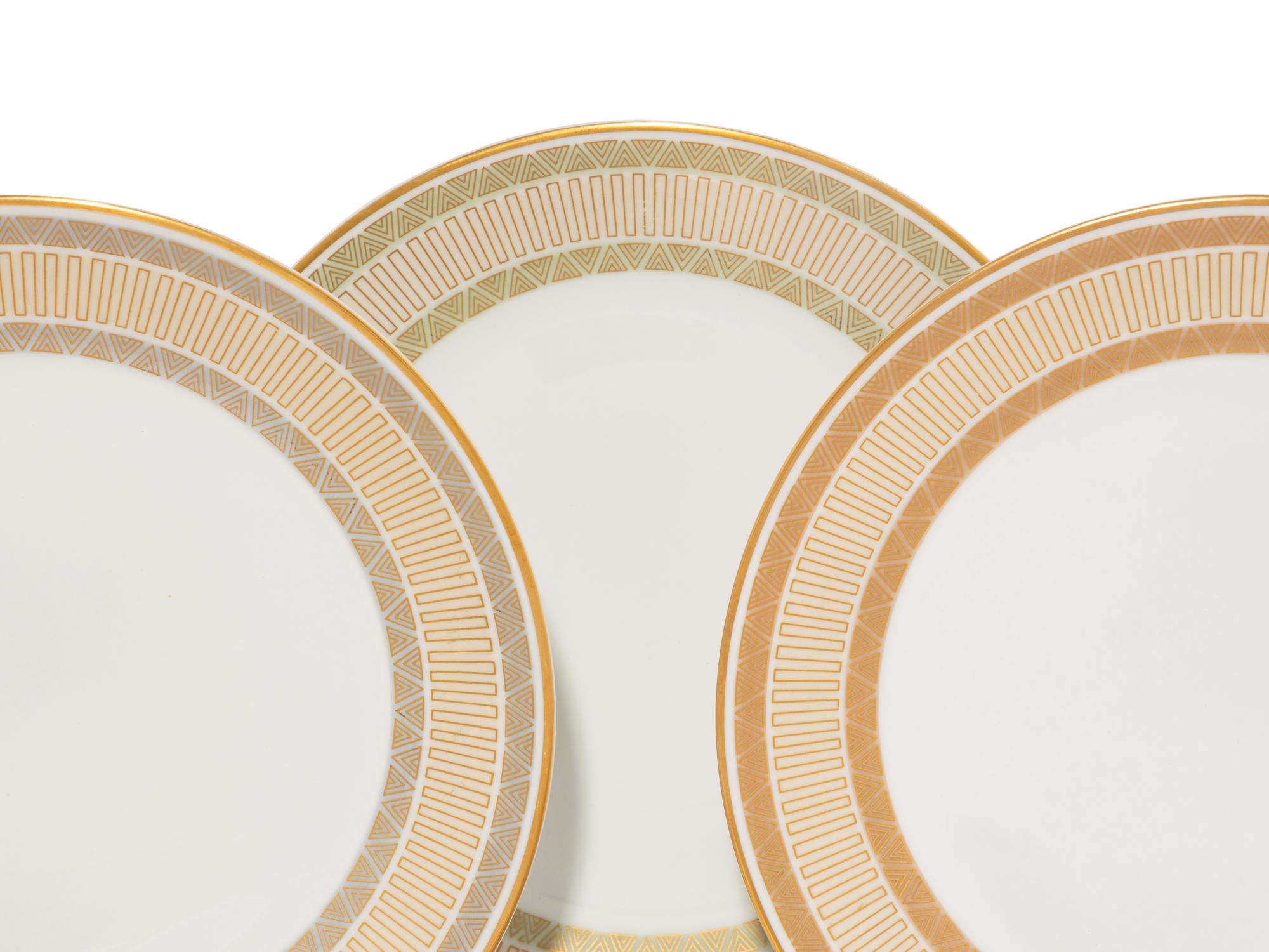 An Assembled Hutschenreuther Porcelain Dessert Service
