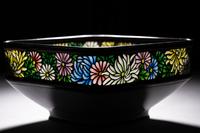 A Japanese Cloisonné-Enamel and Partial Plique-à-Jour Square Bowl