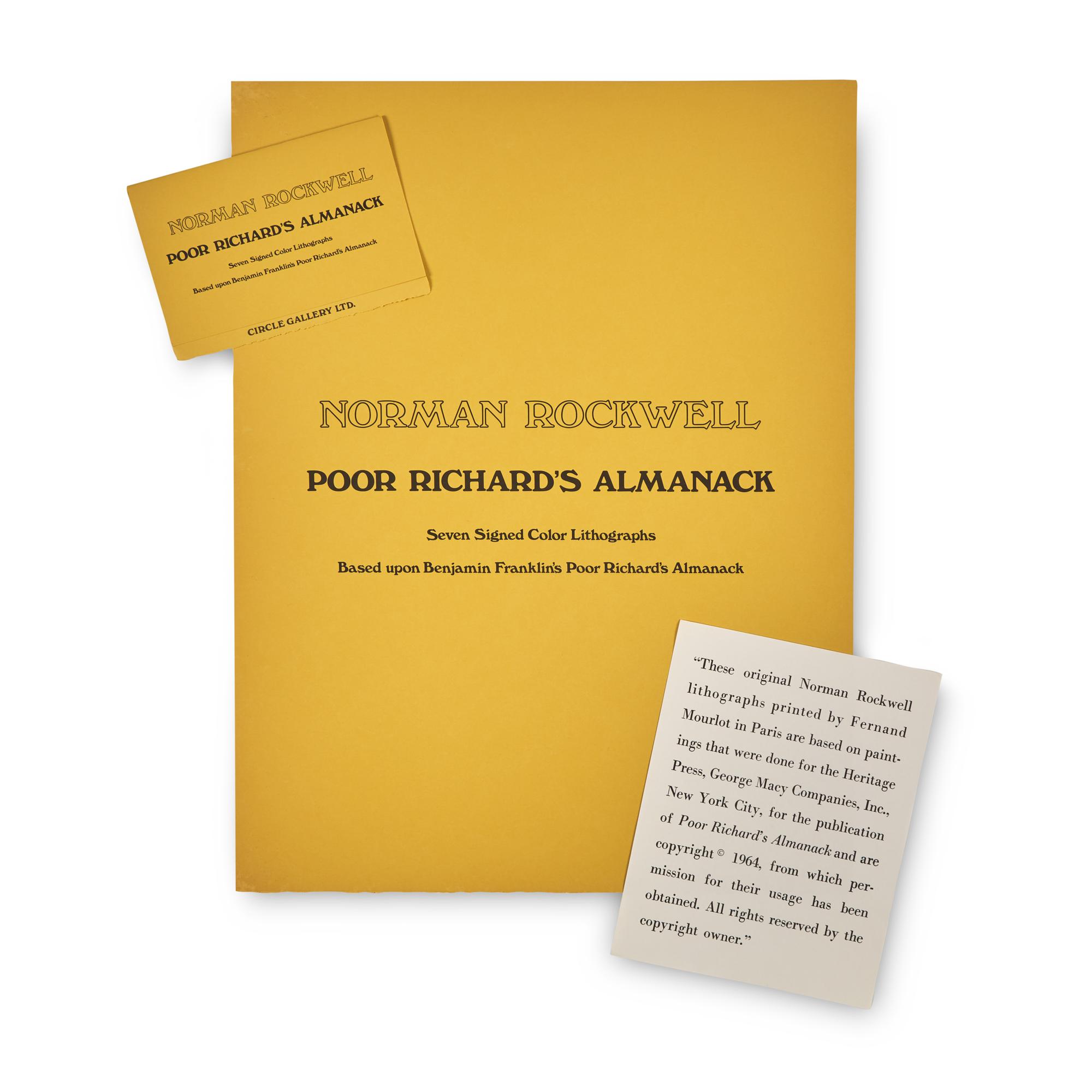 [Franklin, Benjamin] Rockwell, Norman. Poor Richard's Almanack