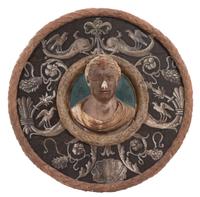 A Set of Four Italian Renaissance Style Plaster Roundels Diameter 27 inches. — 20TH CENTURY