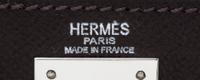 An Hermes Chocolat Epsom Sellier 28cm Kelly Handbag, 11" x 8.5" x 4".