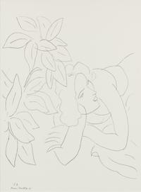Untitled (E8) (after the drawing Portrait de Femme (Theme E, Variation 8)