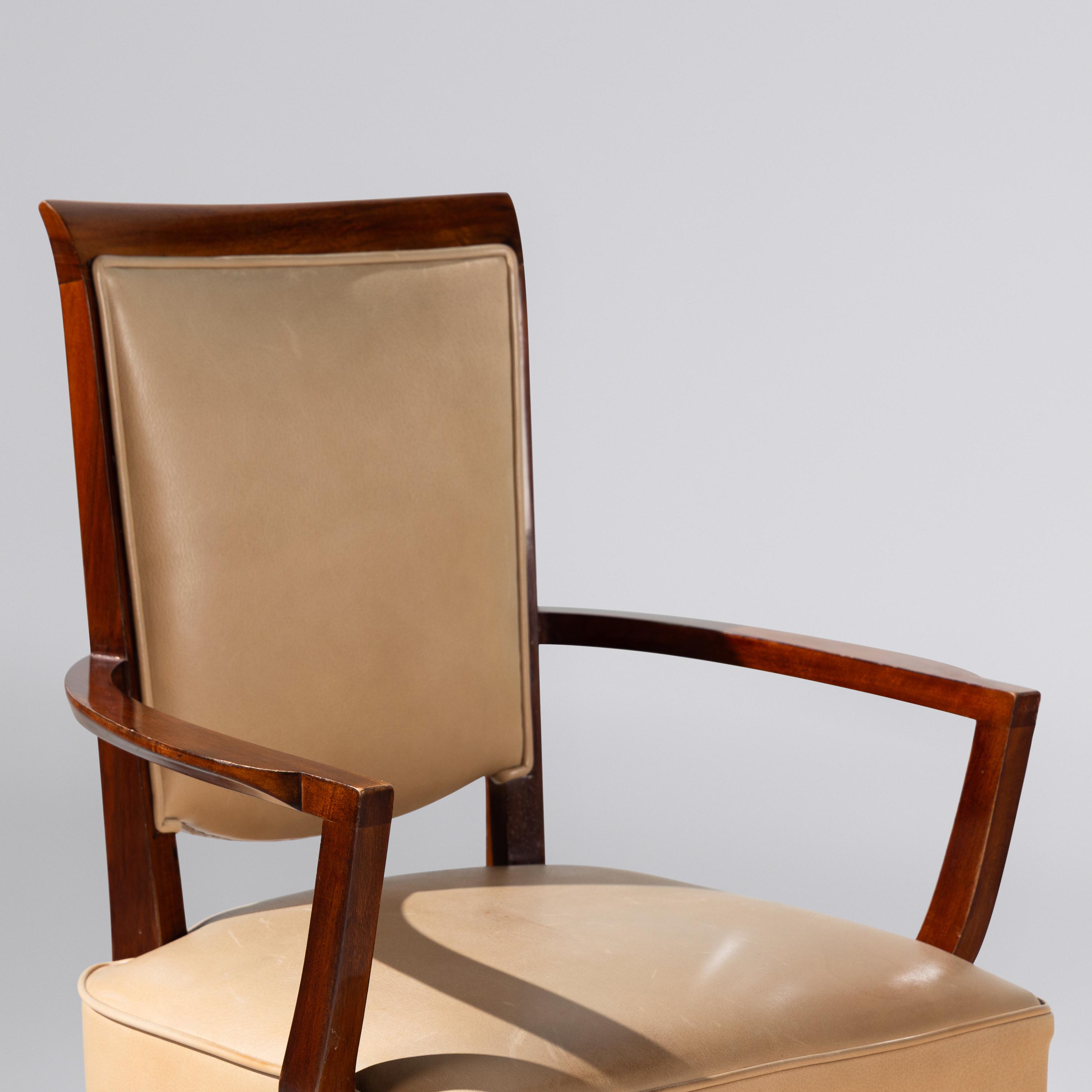 Jules Leleu (French, 1883–1961) — Armchair