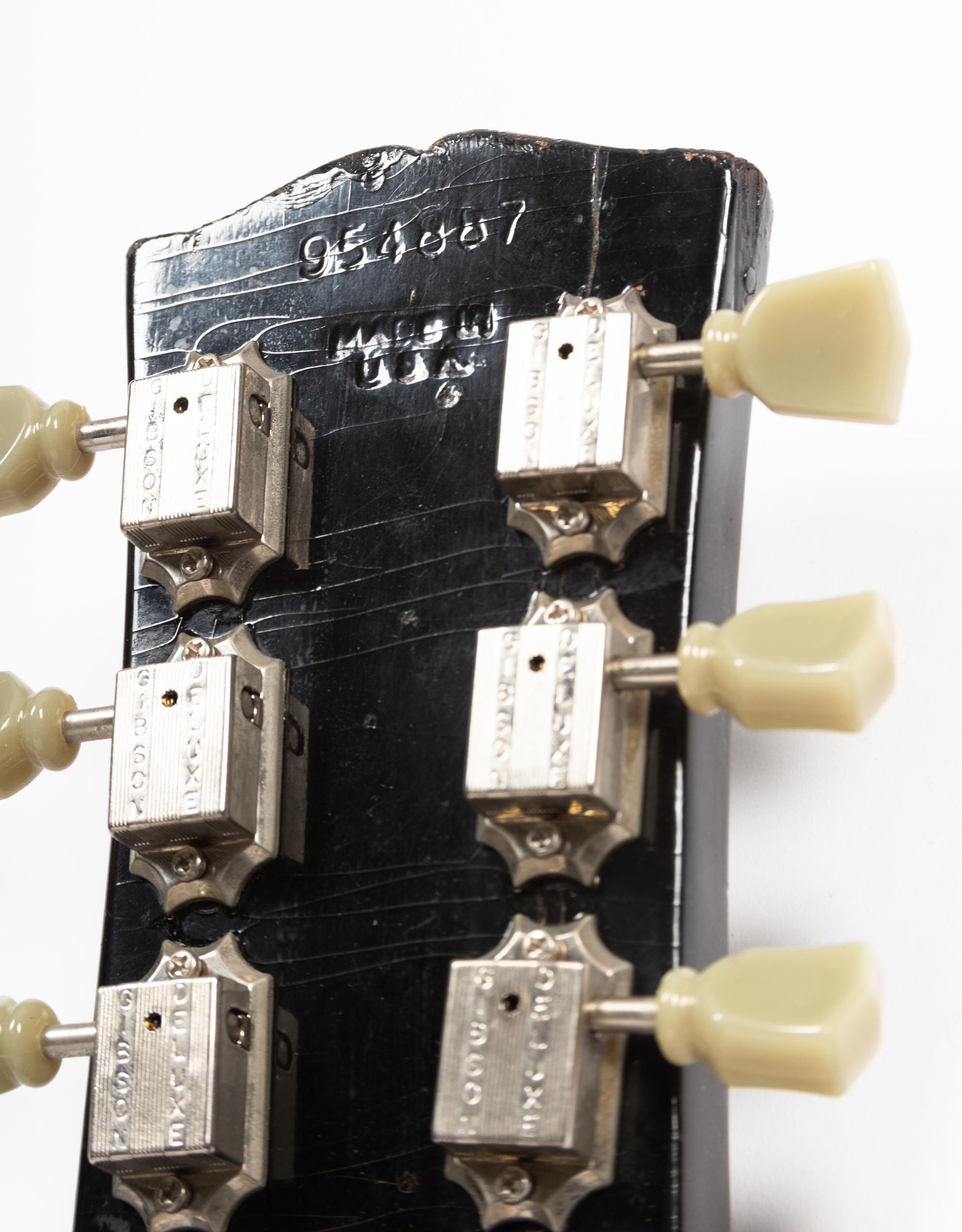 A Gibson Mother-of-Pearl Inlaid Black SG Electric Guitar