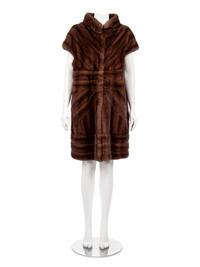 J. Mendel Natural Scan-Glow Mink Vest