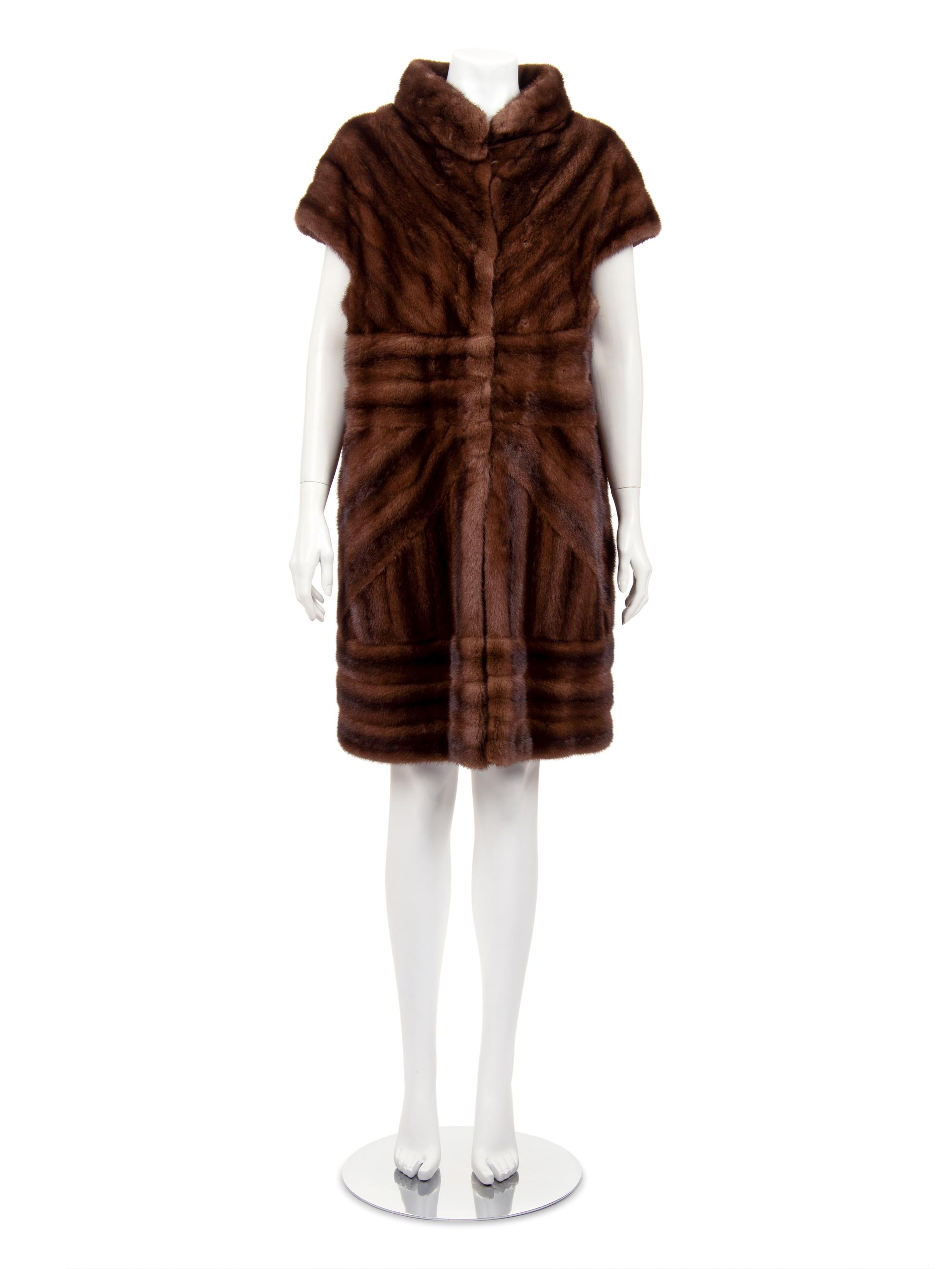 J. Mendel Natural Scan-Glow Mink Vest