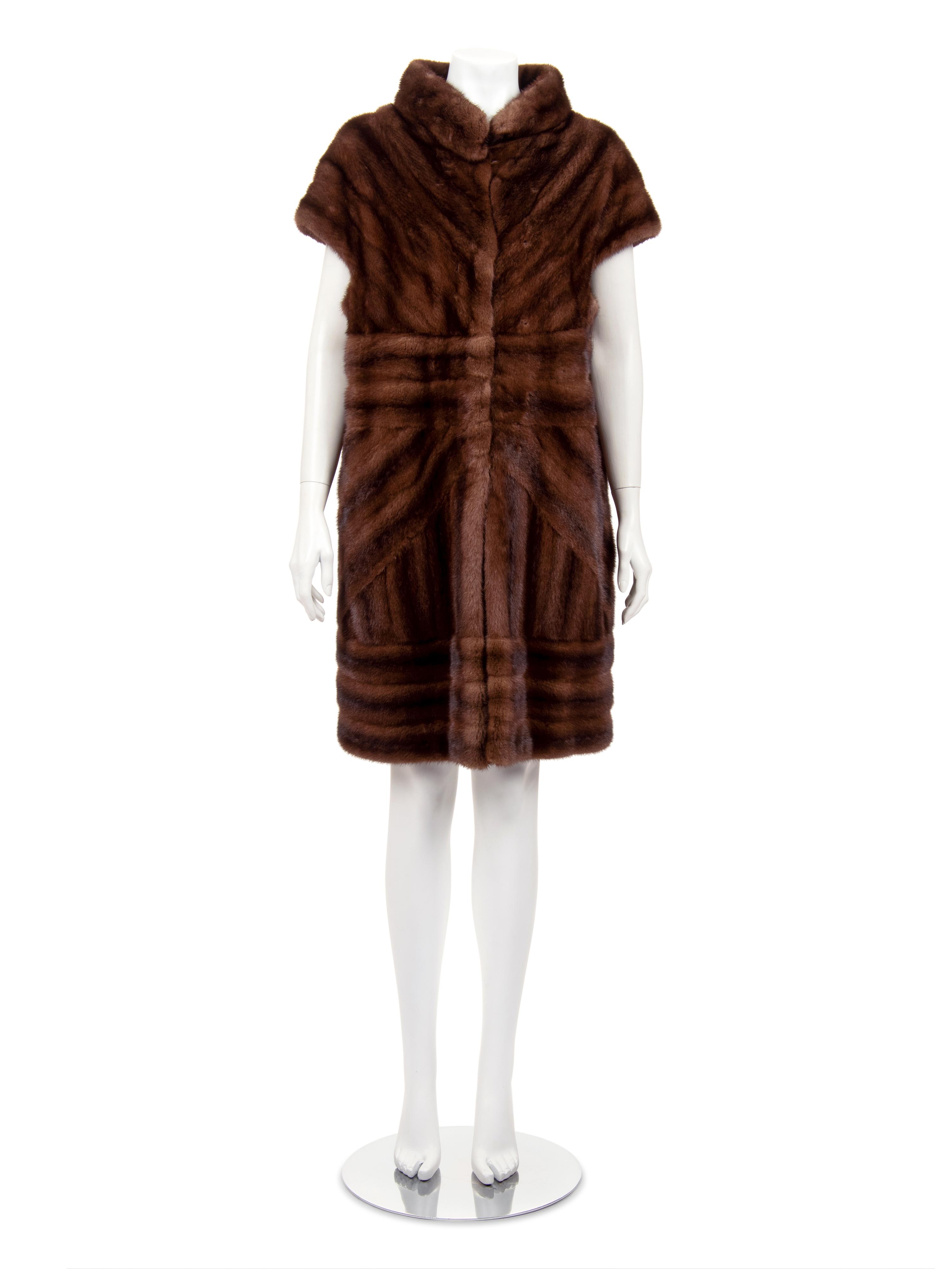 J. Mendel Natural Scan-Glow Mink Vest
