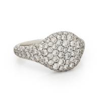 David Yurman, 'Petite Pavé', Diamond and White Gold Ring