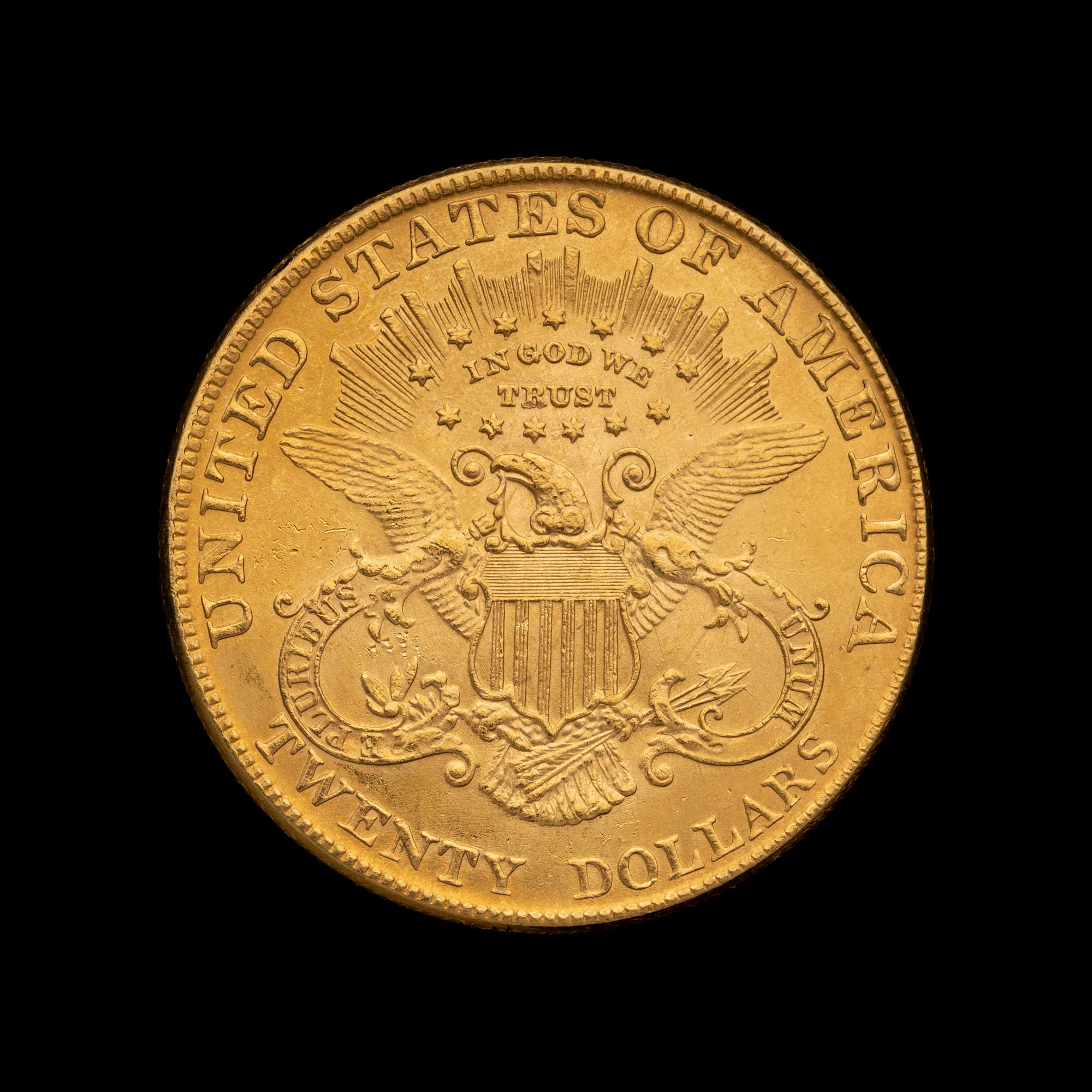 A 1907 Liberty Head $20 Gold Coin
