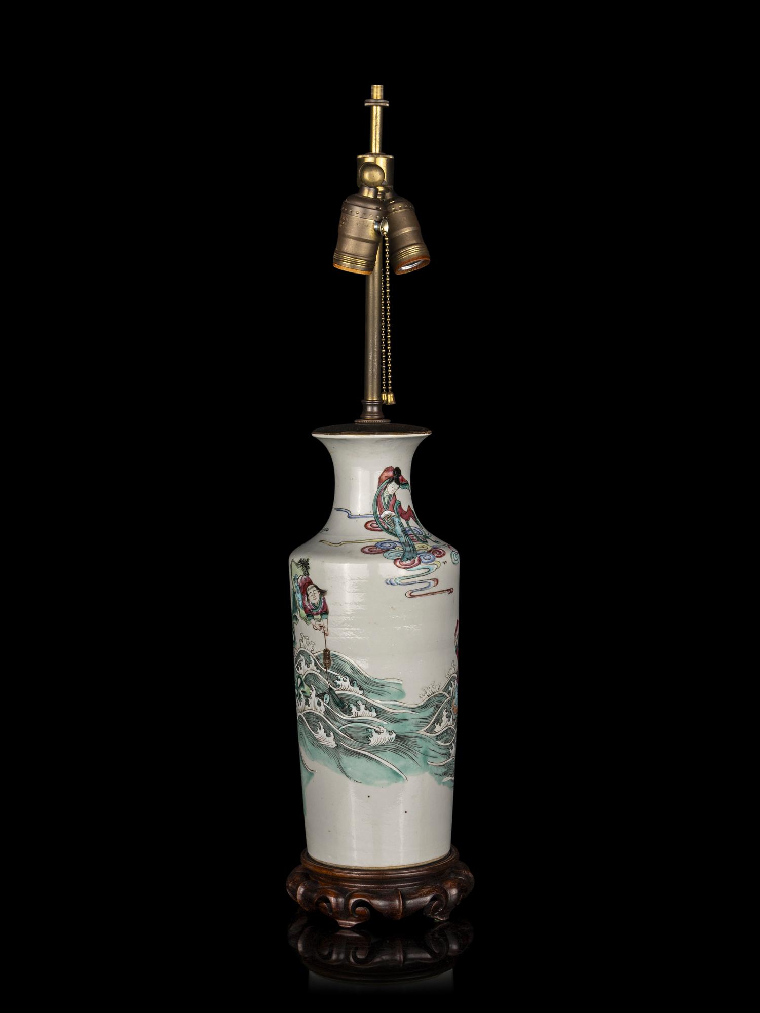 A Chinese Famille Rose Porcelain Vase