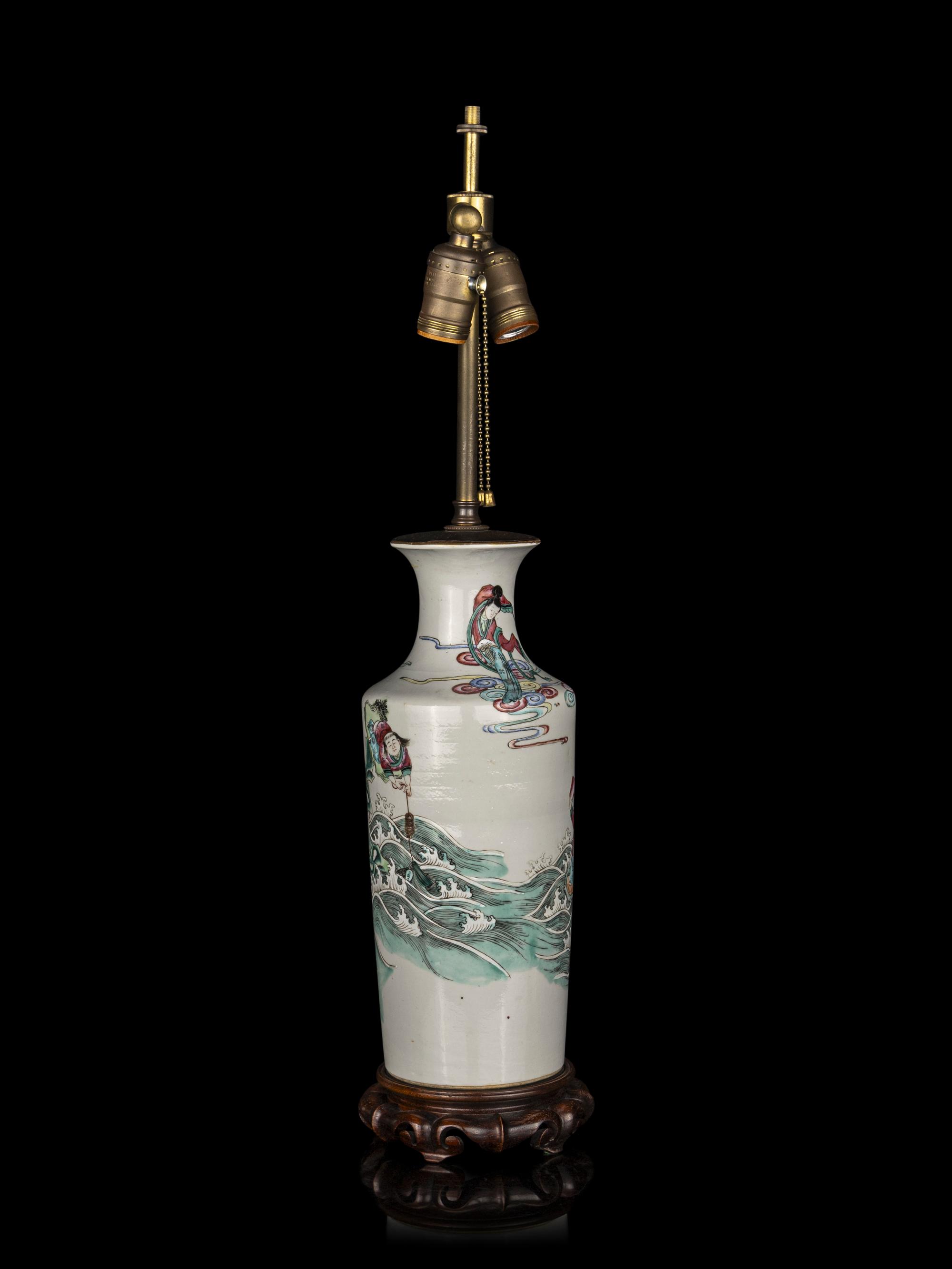 A Chinese Famille Rose Porcelain Vase