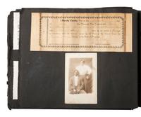 [EARLY PHOTOGRAPHY]. Album containing photos of a multi-generational African American family in Washington, DC. Ca early-to-mid 20th Century.
