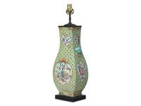 A Chinese Porcelain Vase Mounted as a Lamp