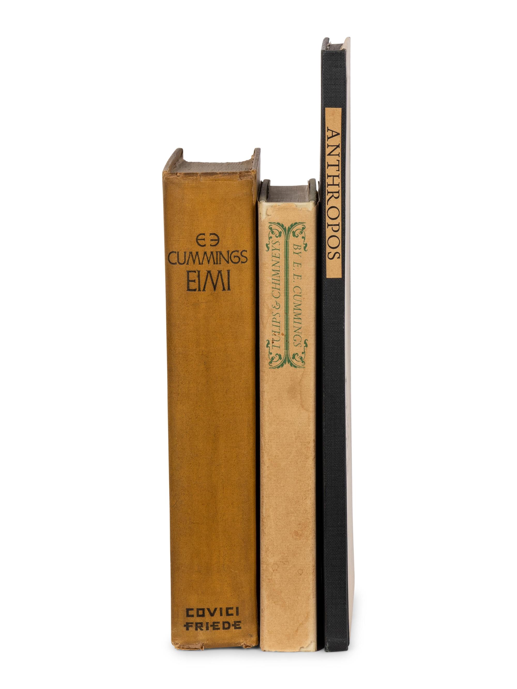 CUMMINGS, E.E. (1894-1962). A group of 3 limited editions of Cummings' works, comprising: