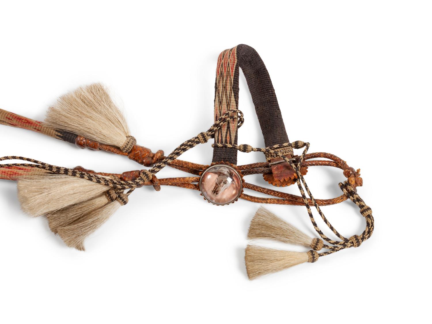 Prison Made Hitched Horse Hair Bridle