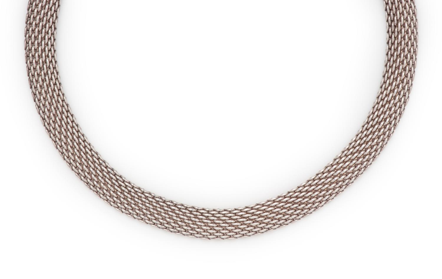 TIFFANY & CO., STERLING SILVER 'SOMERSET' NECKLACE