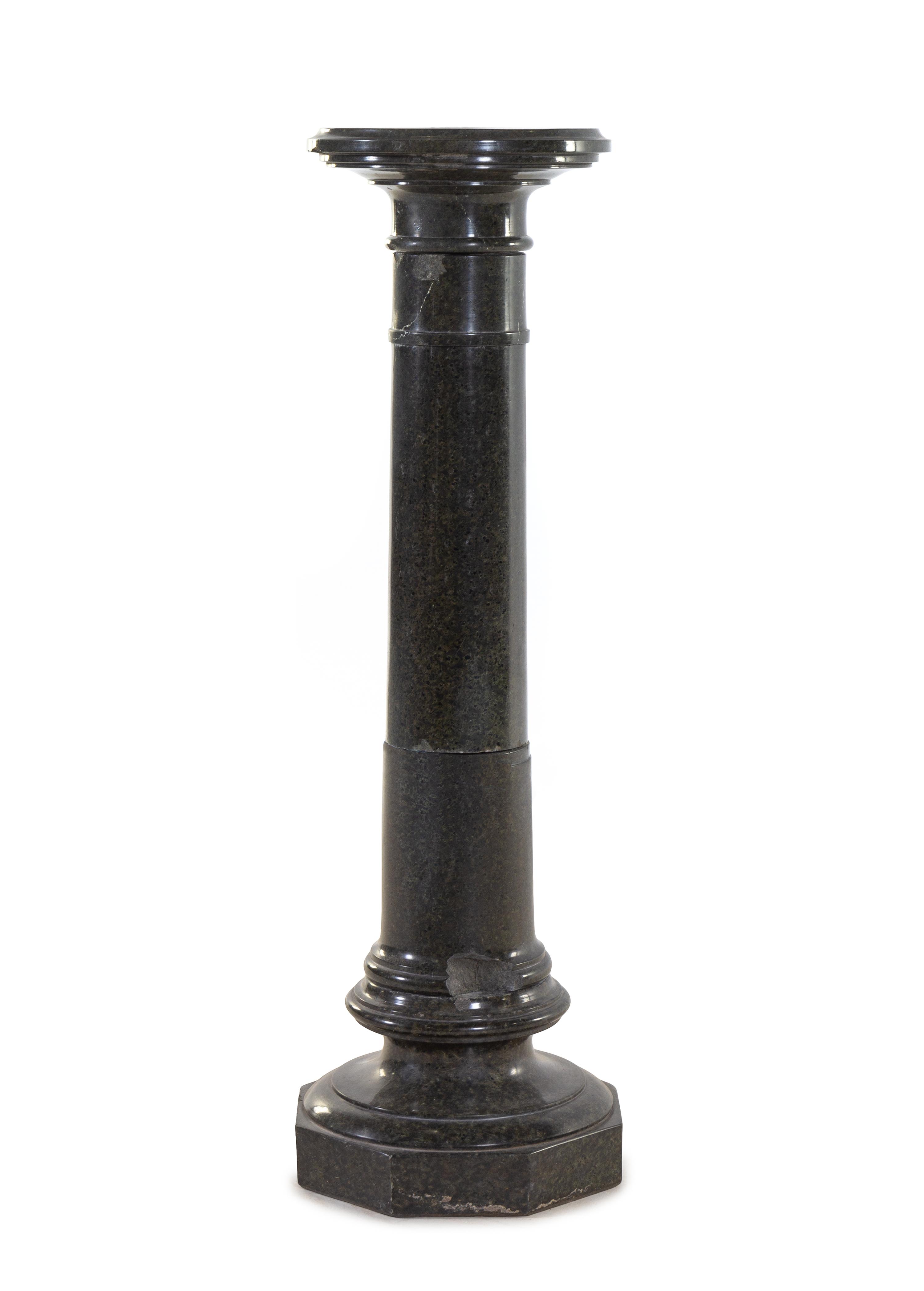 A Continental Marble Pedestal