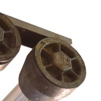 A Steel Explosion Proof Industrial Light Fixture 53" W x 24" D x 10" H — United States, Mid-20th Century