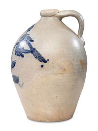A P. H. Smith Four-Gallon Cobalt Decorated Stoneware Jug