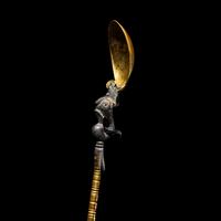 A Roman Gold and Silver Liturgical Spoon
