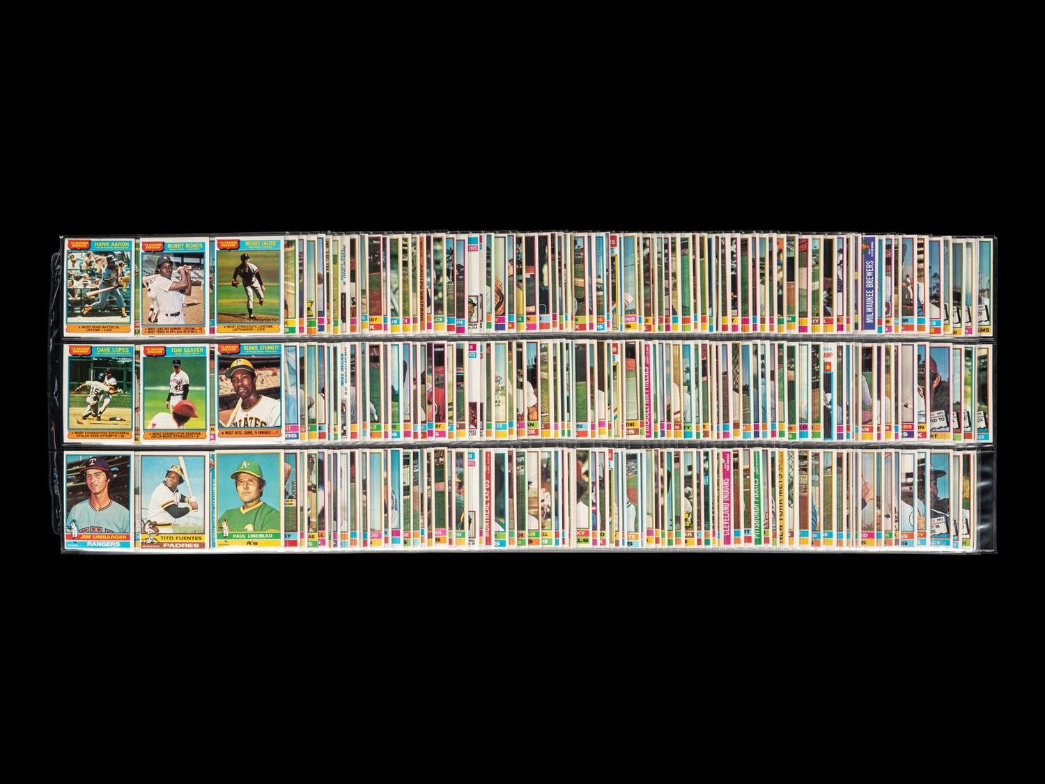A Complete Set of 1976 Topps Baseball Cards (660/660),