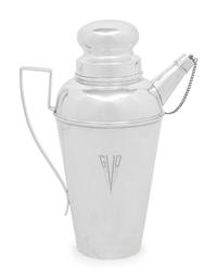An American Silver Cocktail Shaker