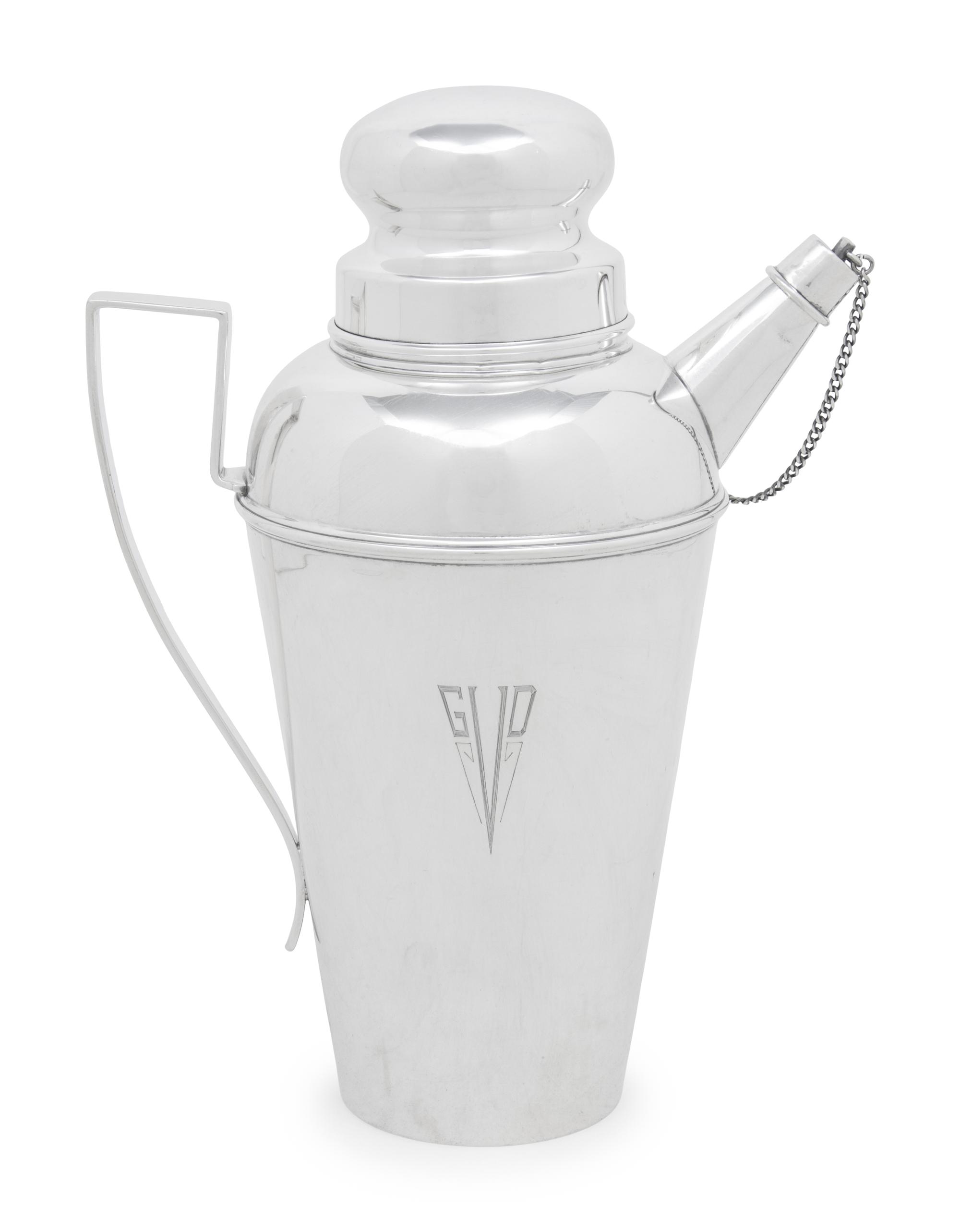 An American Silver Cocktail Shaker