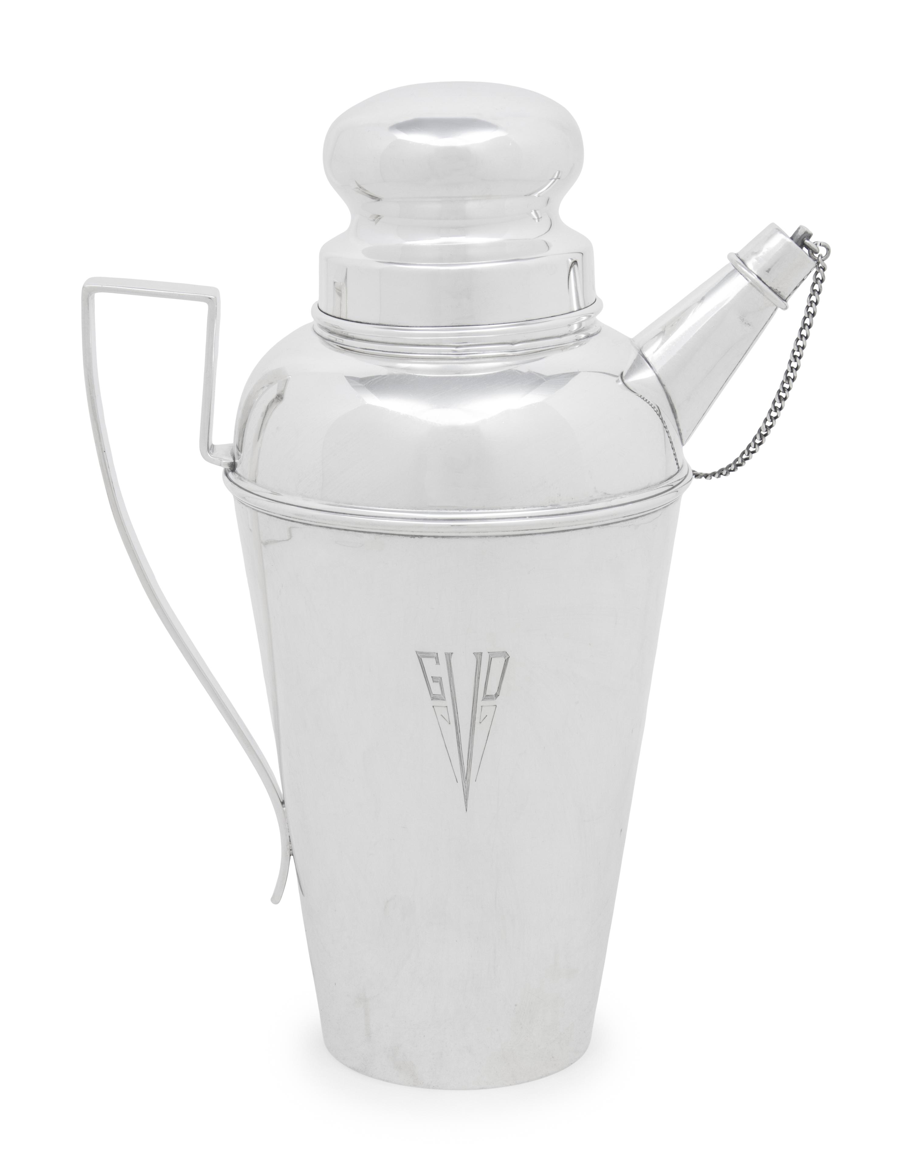 An American Silver Cocktail Shaker