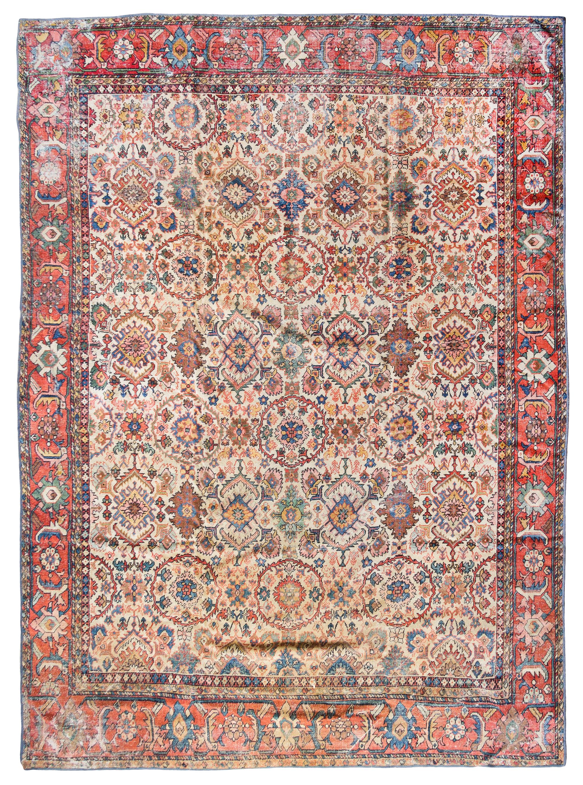 A Feraghan Wool Rug 11 feet 8 inches x 8 feet 10 inches. — CIRCA 1880