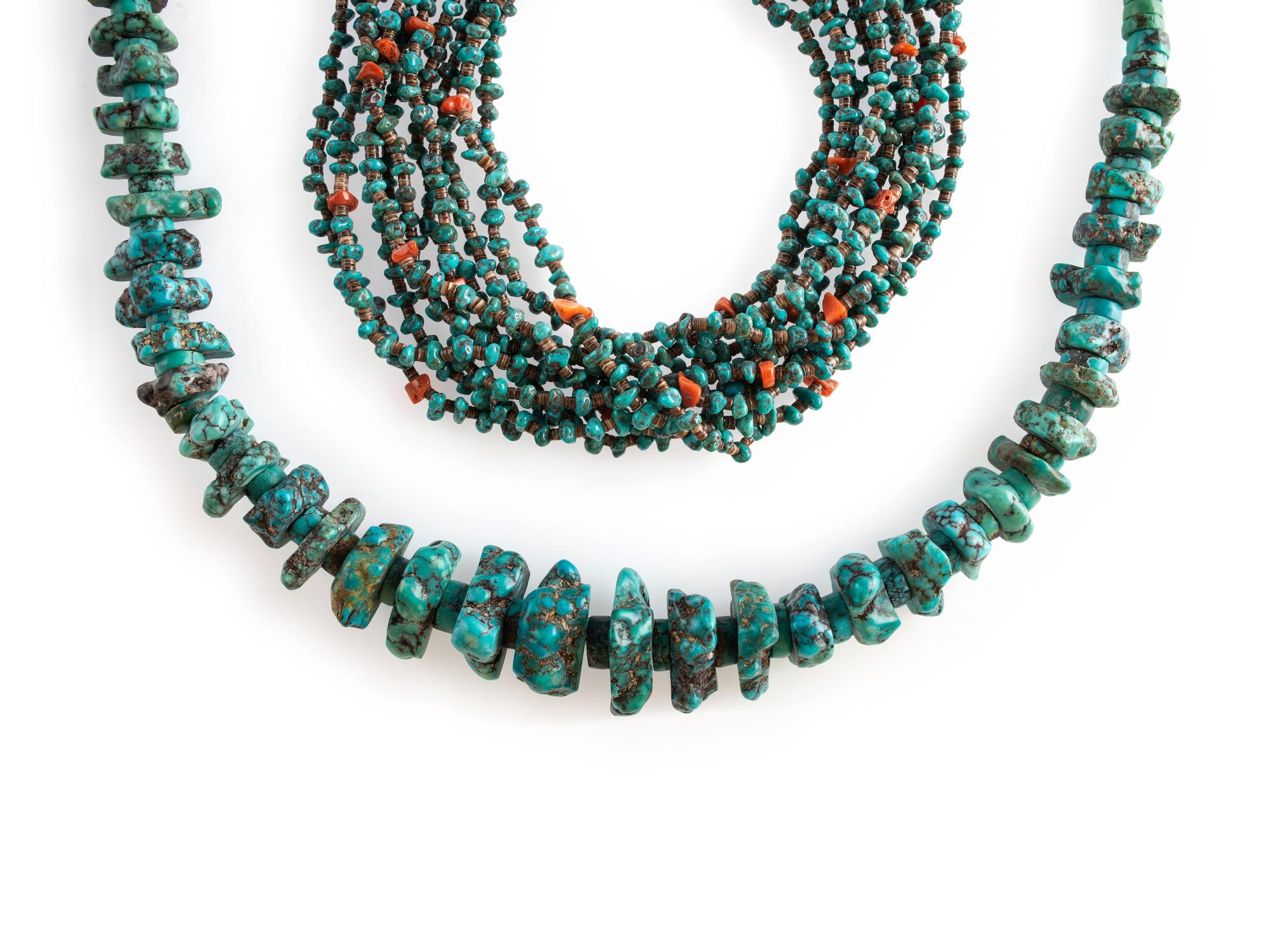 Pueblo Turquoise Necklaces