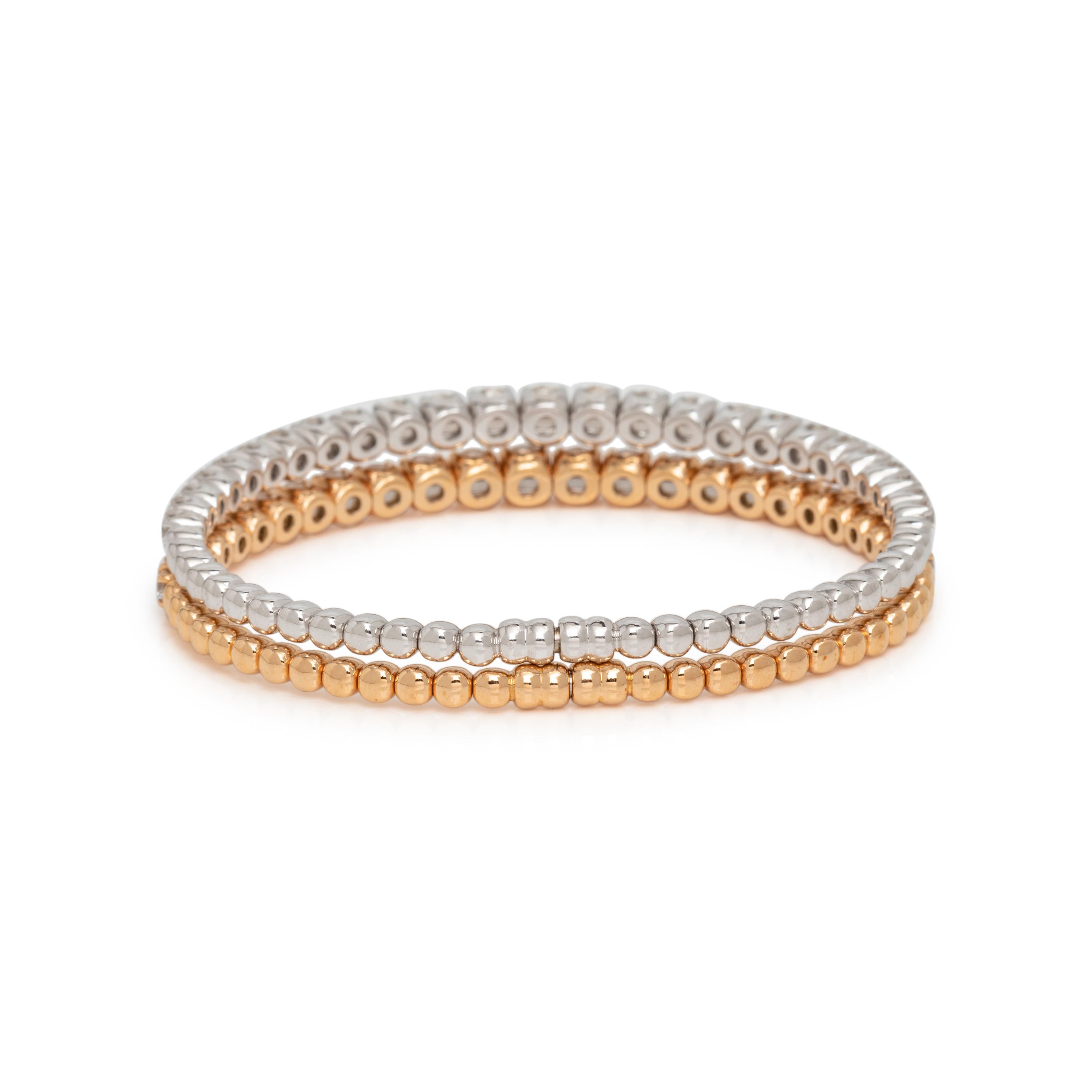 CRIVELLI, DIAMOND BRACELET SET