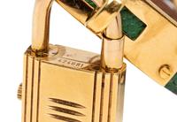 HERMÈS, GOLD-PLATED 'KELLY' WRISTWATCH