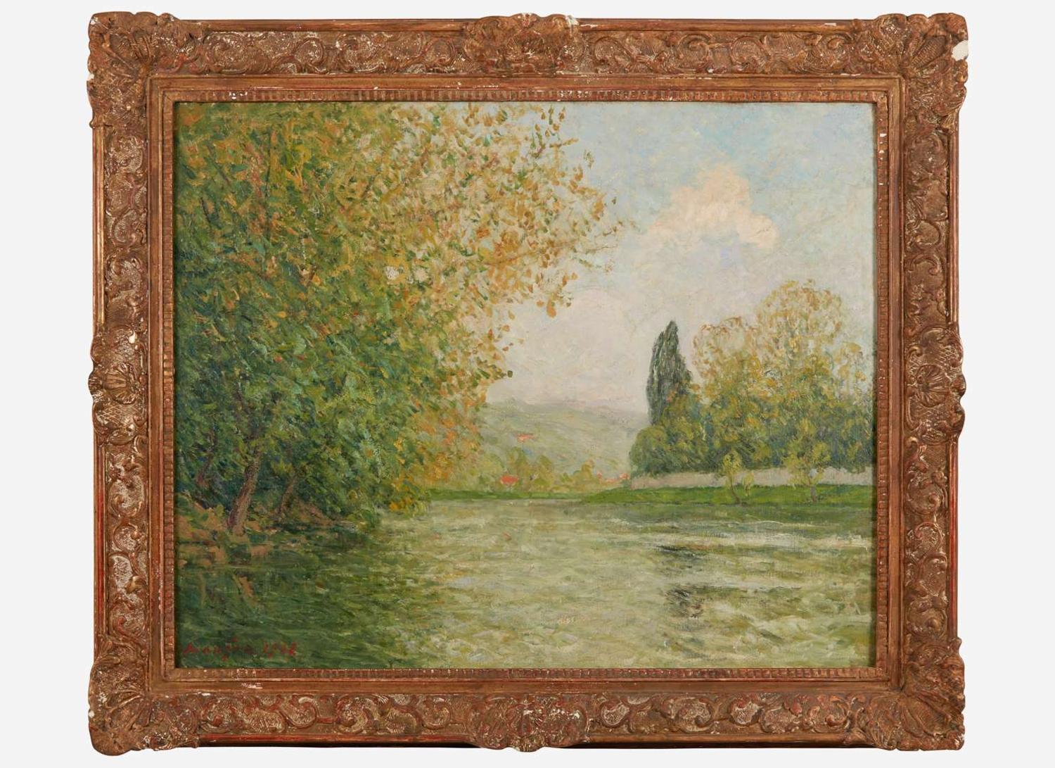 Maxime Maufra (French, 1861-1918) - La Marne à Champigny