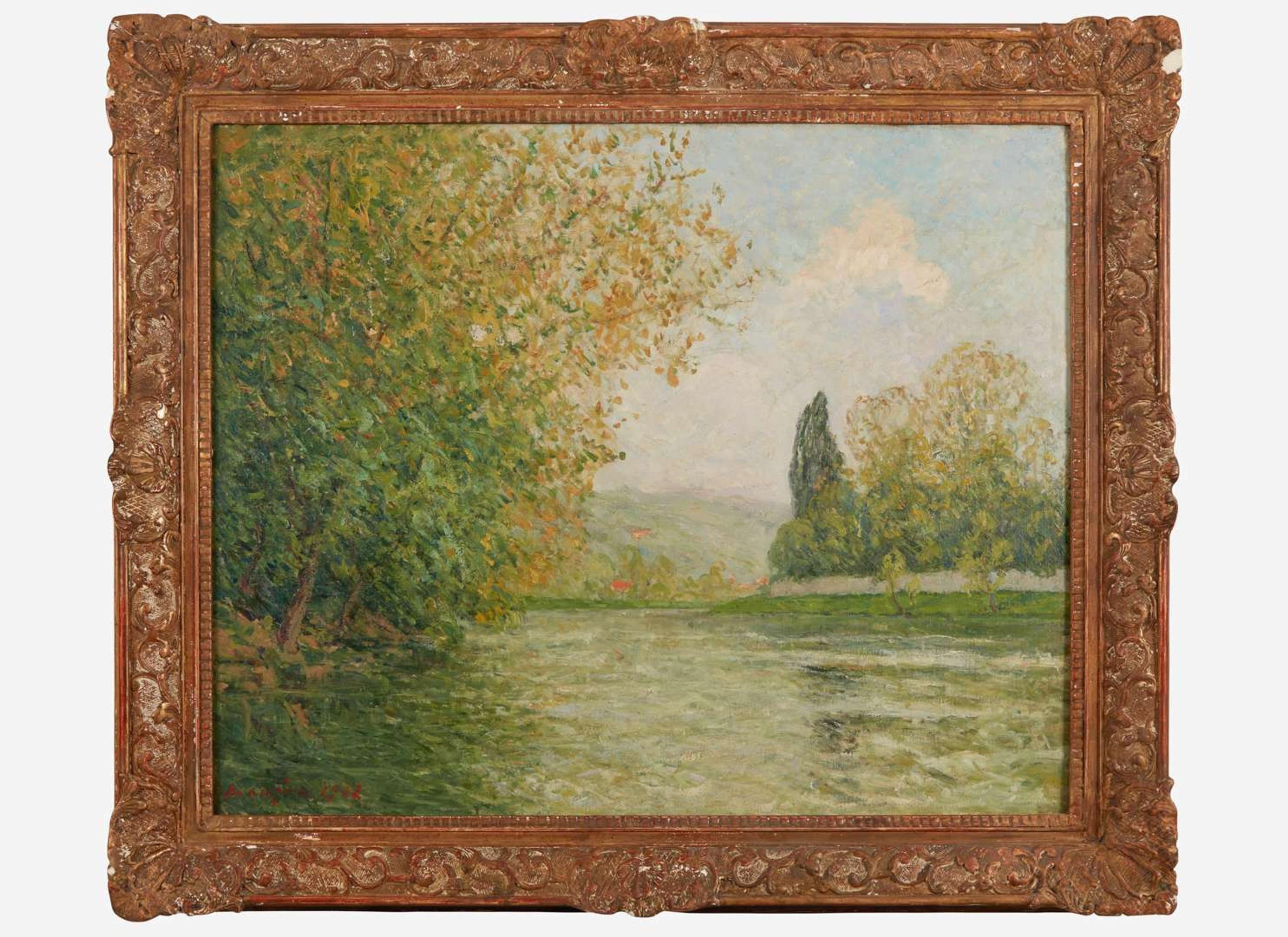Maxime Maufra (French, 1861-1918) - La Marne à Champigny
