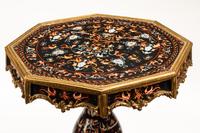 A Pair of Neoclassical Style Gilt Bronze Mounted Porcelain Tables