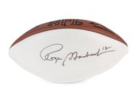 A Roger Staubach Signed Autograph Football (Beckett Authentication Services Certified),
