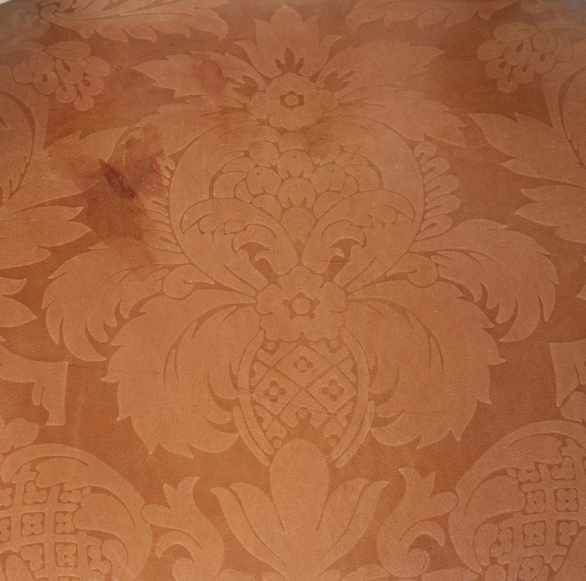 A Regency Style Carved Mahogany Barrel Back Armchair with Lion Head Terminals — 19TH/20TH CENTURY