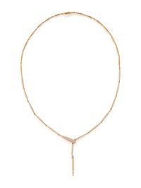 FREDERIC SAGE, ROSE GOLD AND DIAMOND LARIAT NECKLACE