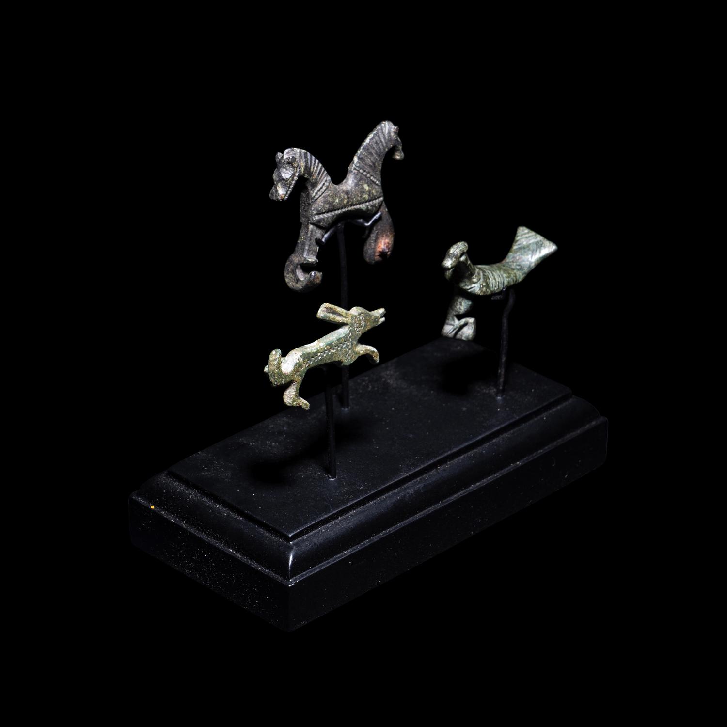 Three Roman Bronze Fibulae