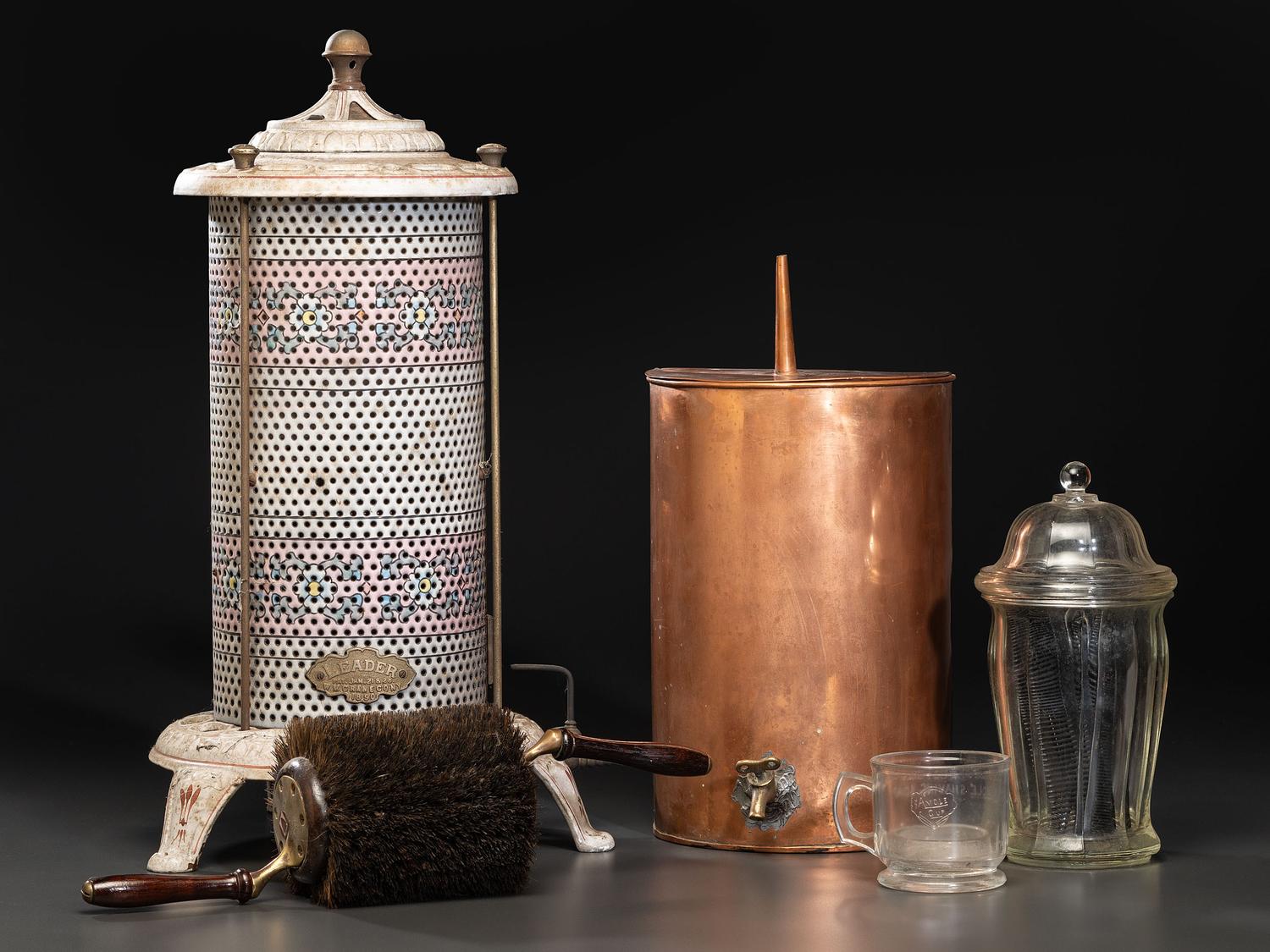 A Group of Barbershop Furnishings
